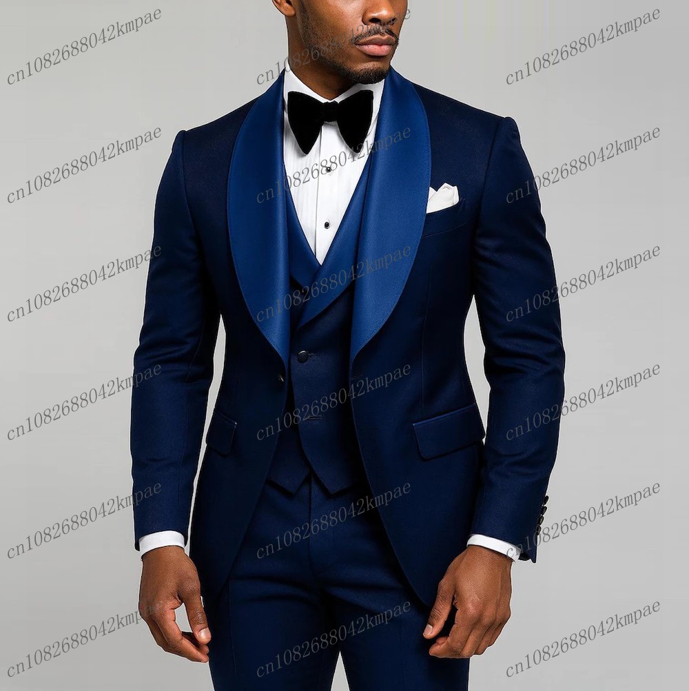 Men'S Used Formal Wear - Setelan Jas Pria Formal Biru Dongker