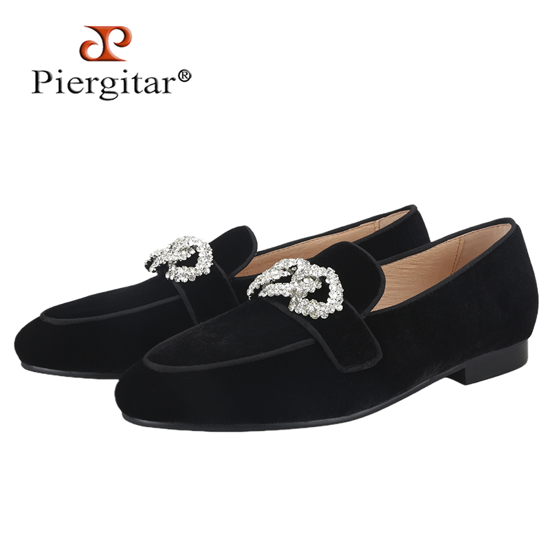 Men'S Formal Wear Slippers - Piergitar 2025 sandal pria beludru hitam