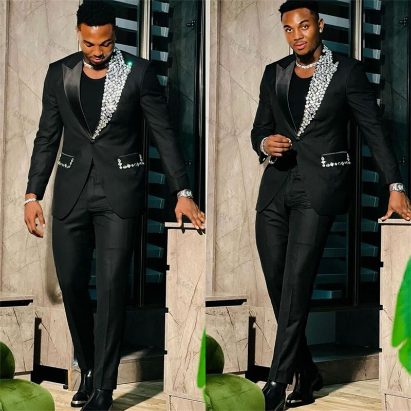 Men Formal Wear Wedding Guest - Setelan Jas Formal Pria Kristal 2