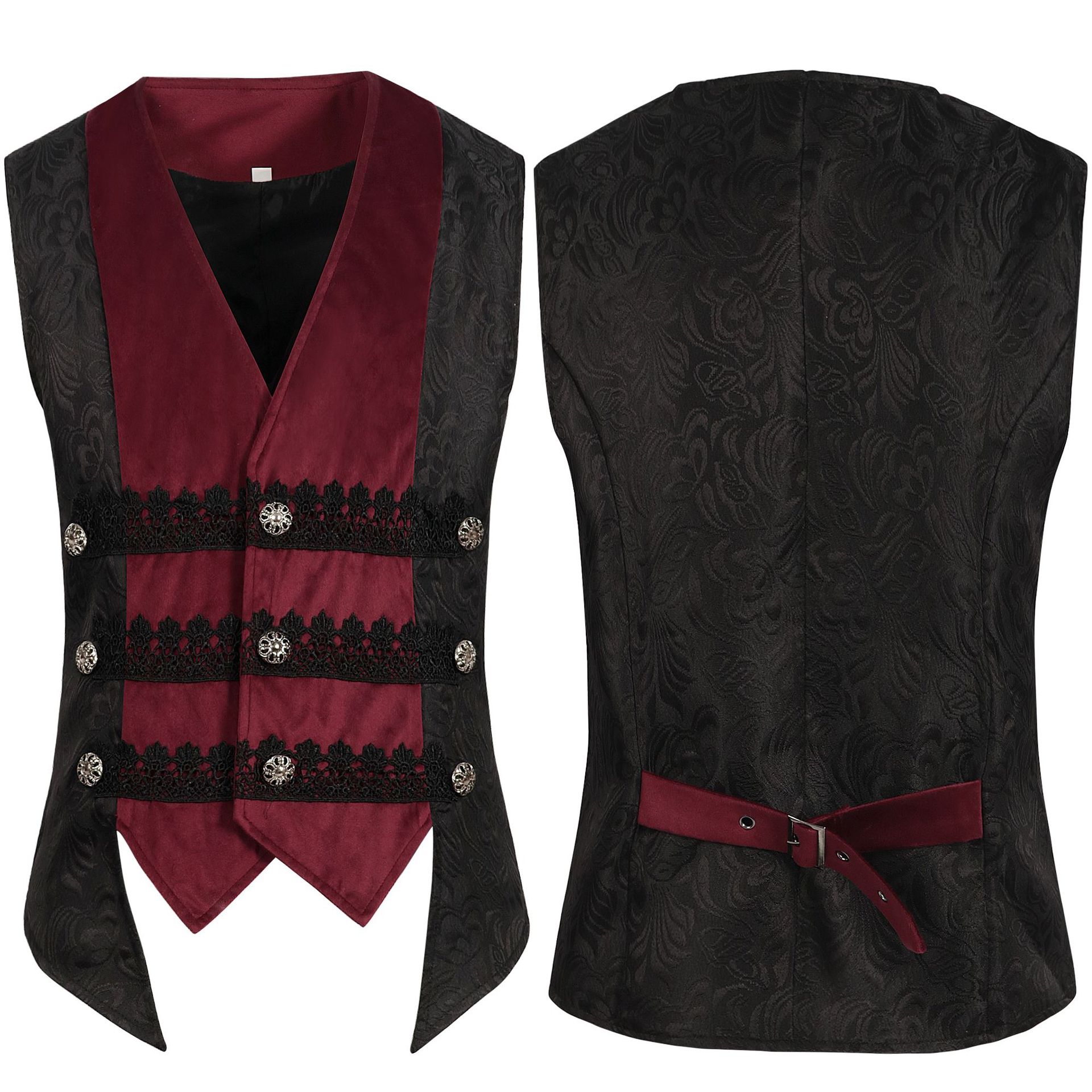 Men'S Medieval Formal Wear - Mode Pria Baru: Rompi Pria Bergaya