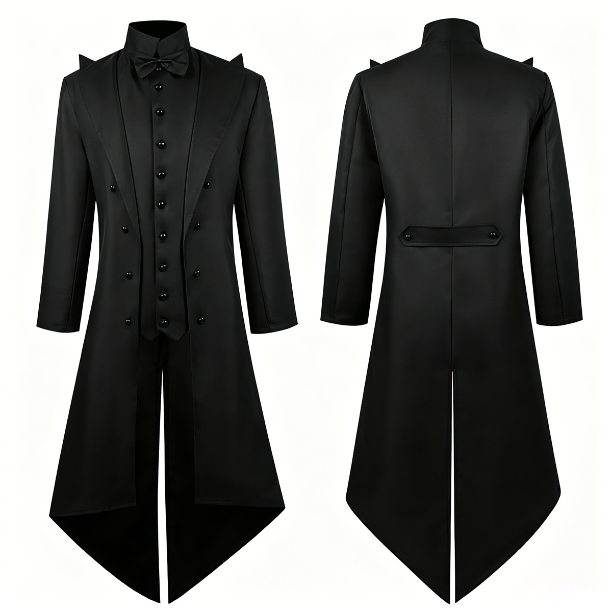 Men'S Medieval Formal Wear - Jas Pria Gothic Vintage Model Tailcoat