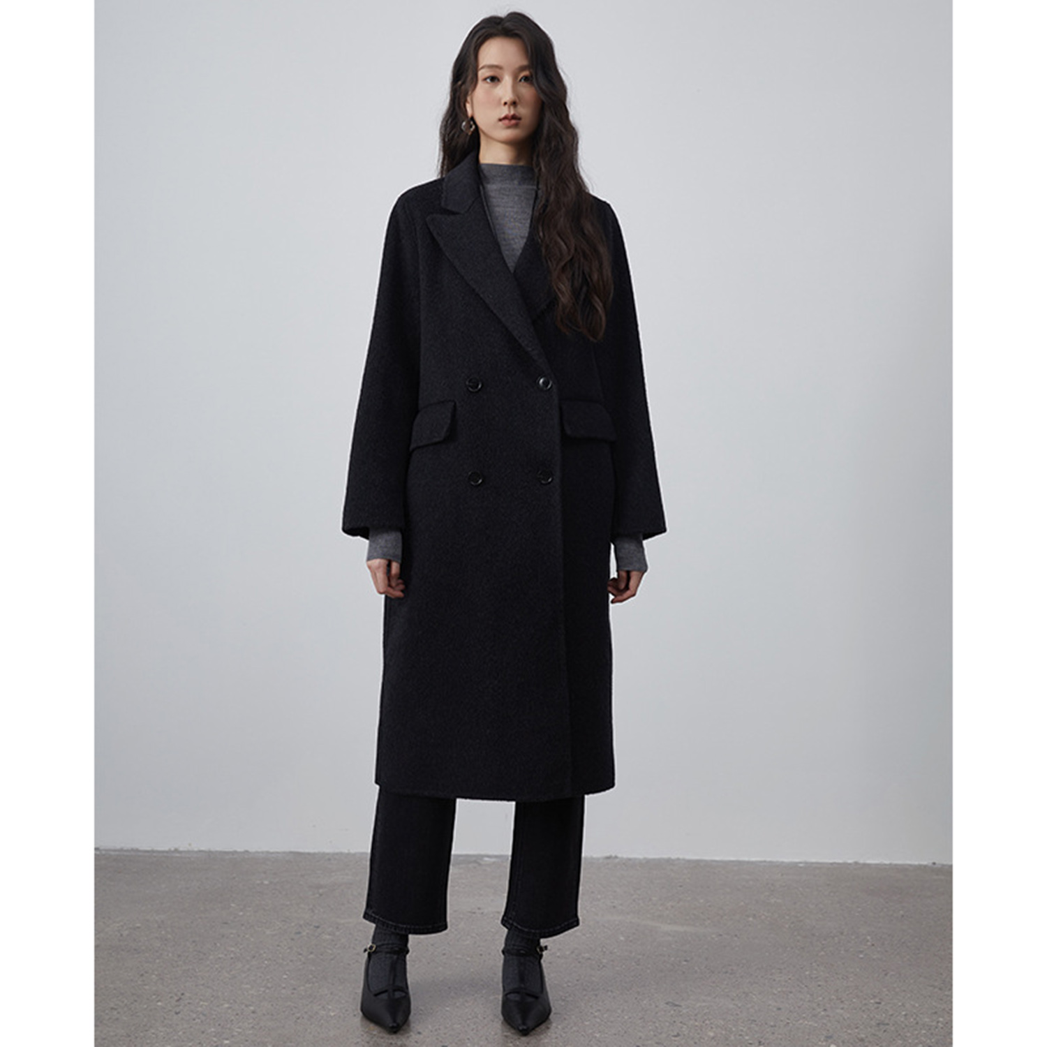 Wool Suit Jacket - Jas Panjang Wanita Allingentle, Blazer Wol