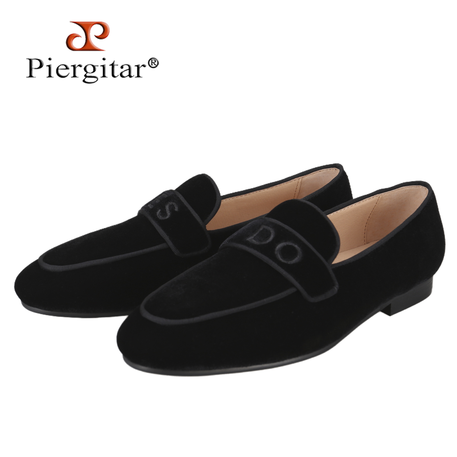 Men'S Formal Wear Slippers - Piergitar Custom Made YES-IDO Sandal Beludru