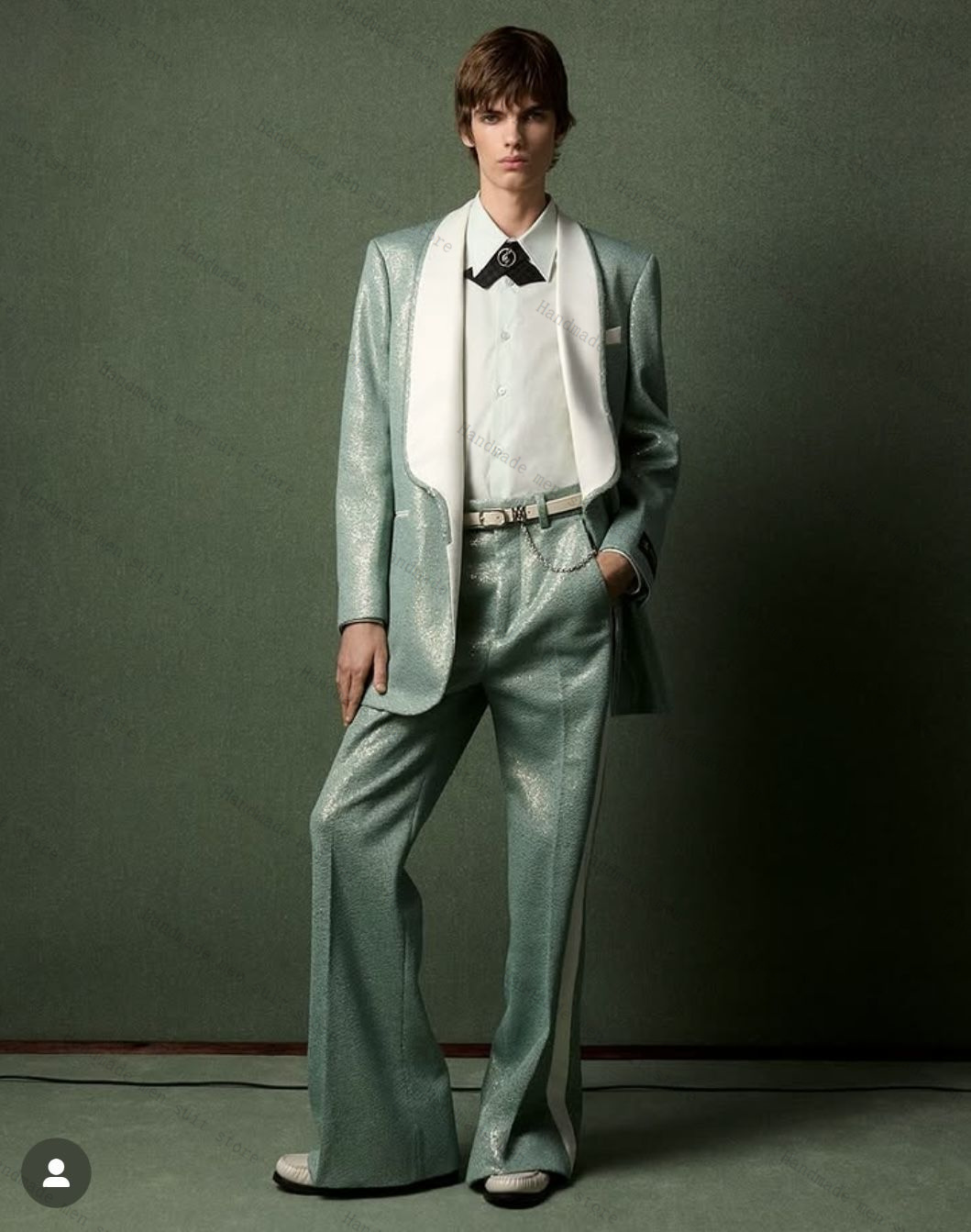 Setelan Jas Pria dengan Payet  - Men Formal Wear Wedding Guest ulasan dan harga