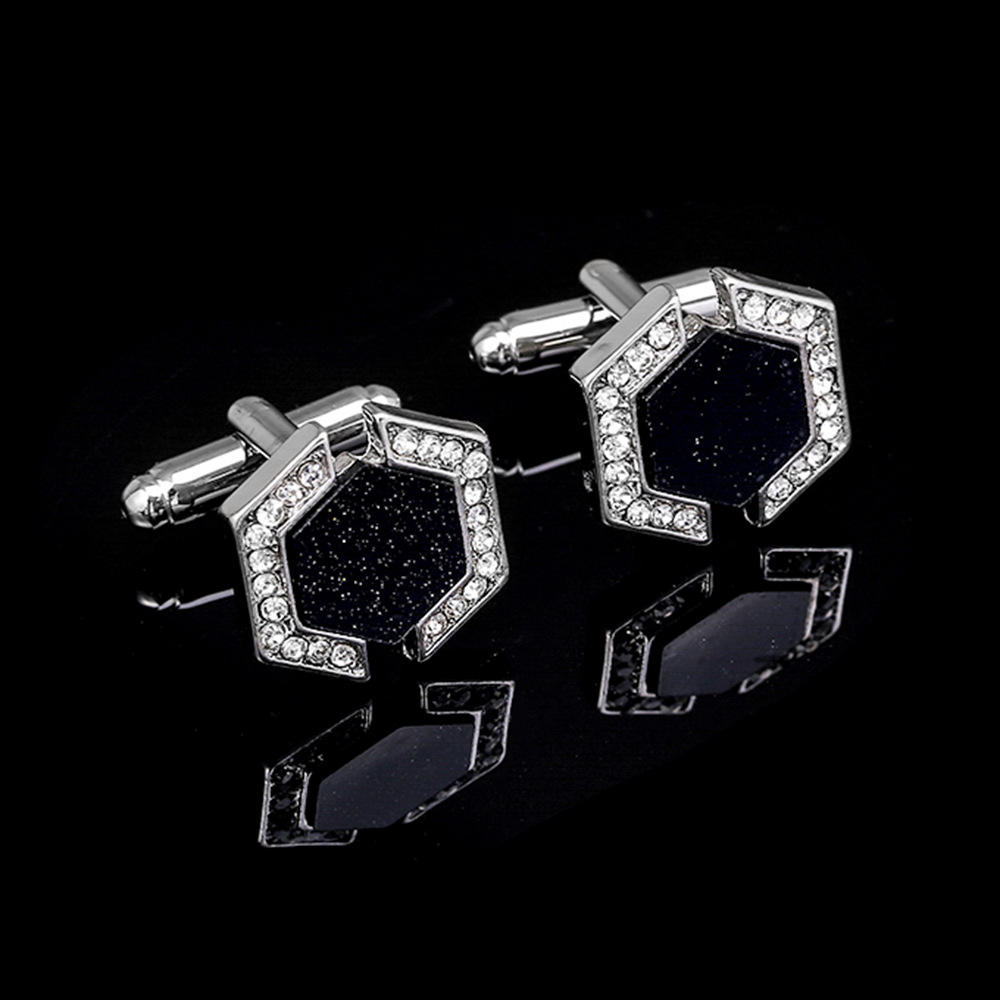 1 Buah Kancing Manset Segi Ena - Men'S Formal Wear Accessories ulasan dan harga