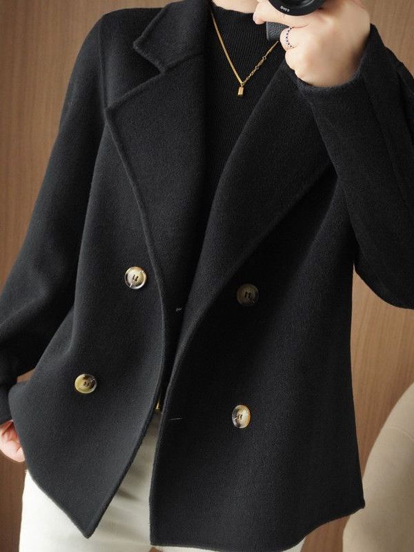 Mantel Wol Tebal Trendy untuk  - Wool Suit Jacket ulasan dan harga