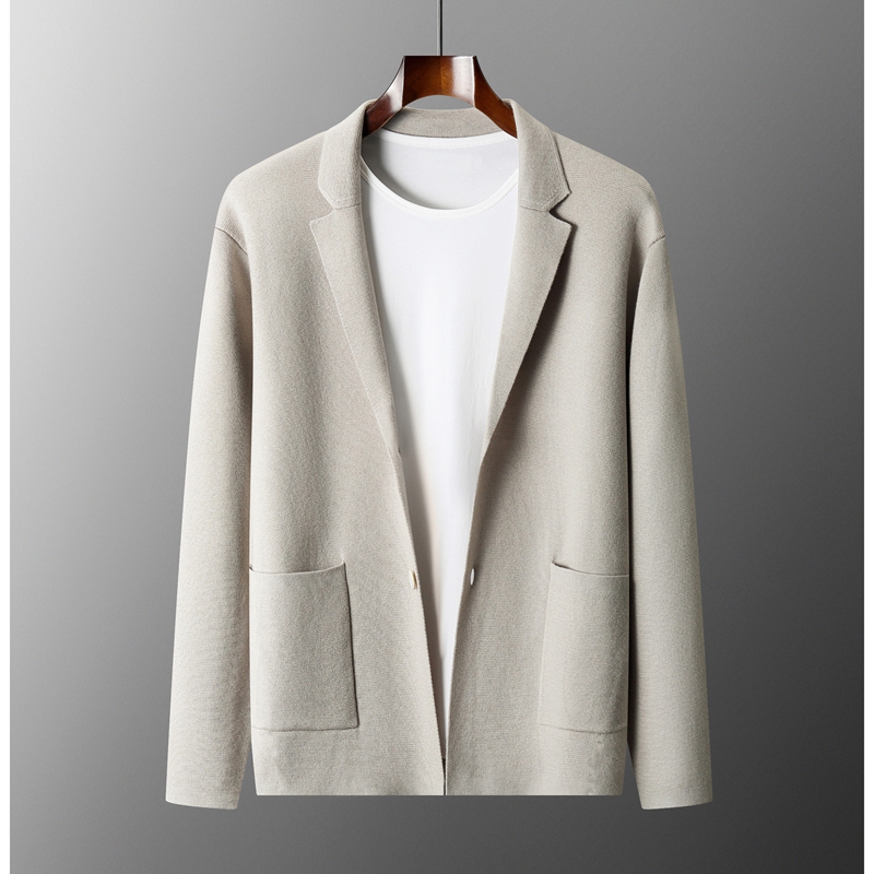 Merino kardigan rajut wol untu - Wool Suit Jacket ulasan dan harga
