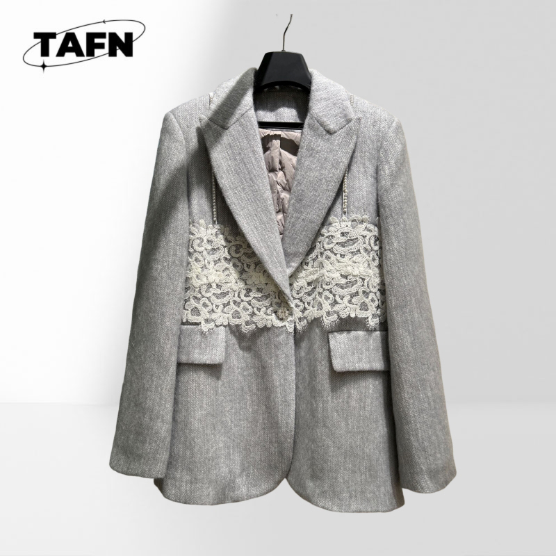 Blazer Kotak-kotak Klasik Wani - Wool Suit Jacket ulasan dan harga