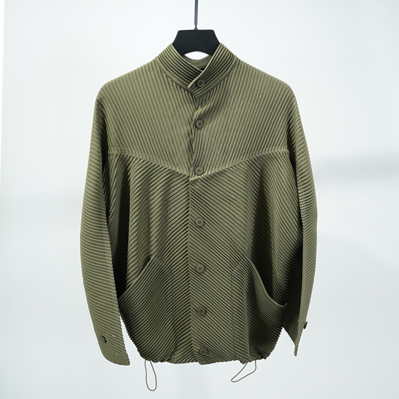 Setelan Kasual Pria Miyake Ple - Wool Suit Jacket ulasan dan harga