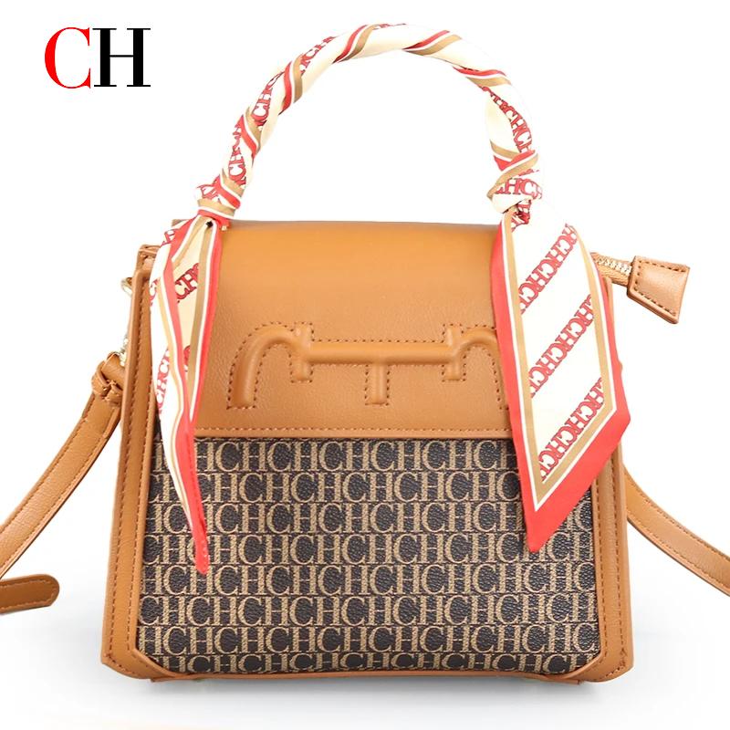 Tas Selempang Wanita CH dengan - Monogrammed Handkerchief ulasan dan harga