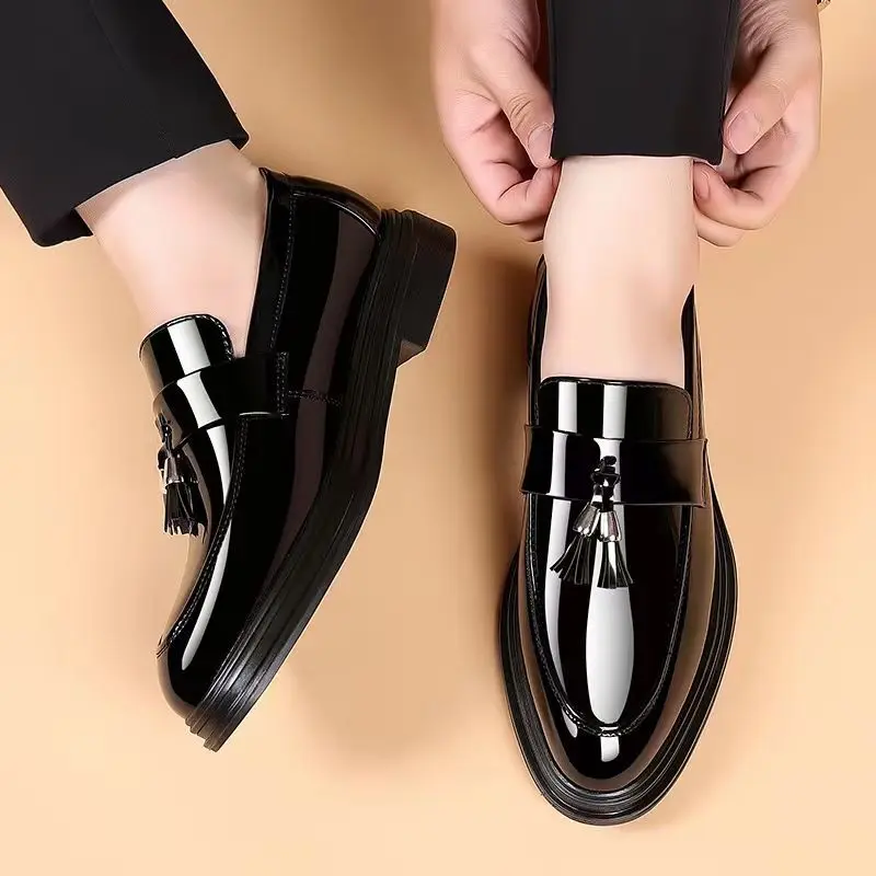 Sepatu sosial hitam pria, cair - Men'S Used Formal Wear ulasan dan harga