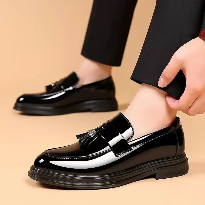 Sepatu sosial hitam pria, cair - Men'S Used Formal Wear ulasan dan harga