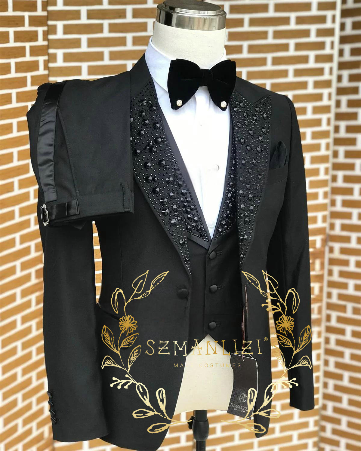 Pakaian pria, hitam, setelan t - Formal Wear For Men In Wedding ulasan dan harga