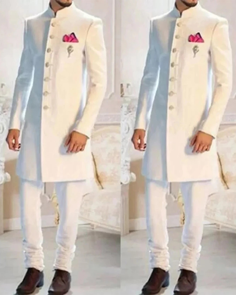 Setelan Pria Kulit Putih Desai - Men Formal Wear Indian ulasan dan harga