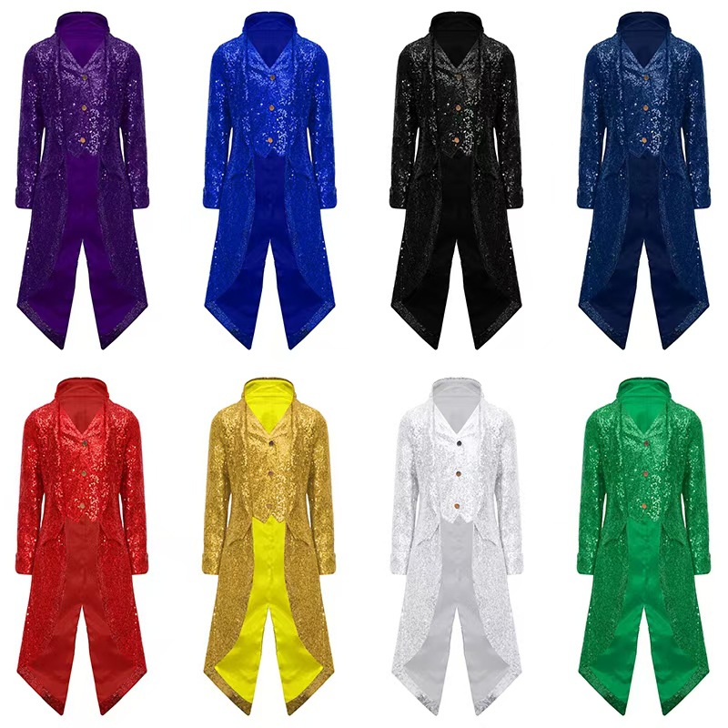 Kostum Pertunjukan Eropa Gaya  - Men'S Medieval Formal Wear ulasan dan harga