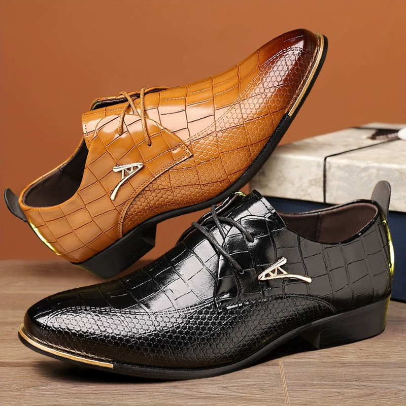 Sepatu Kulit PU Fashion Pria S - Men'S Used Formal Wear ulasan dan harga