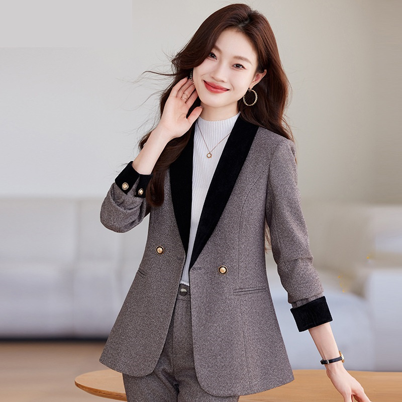 Celana panjang wanita, elegan  - Wool Suit Jacket ulasan dan harga