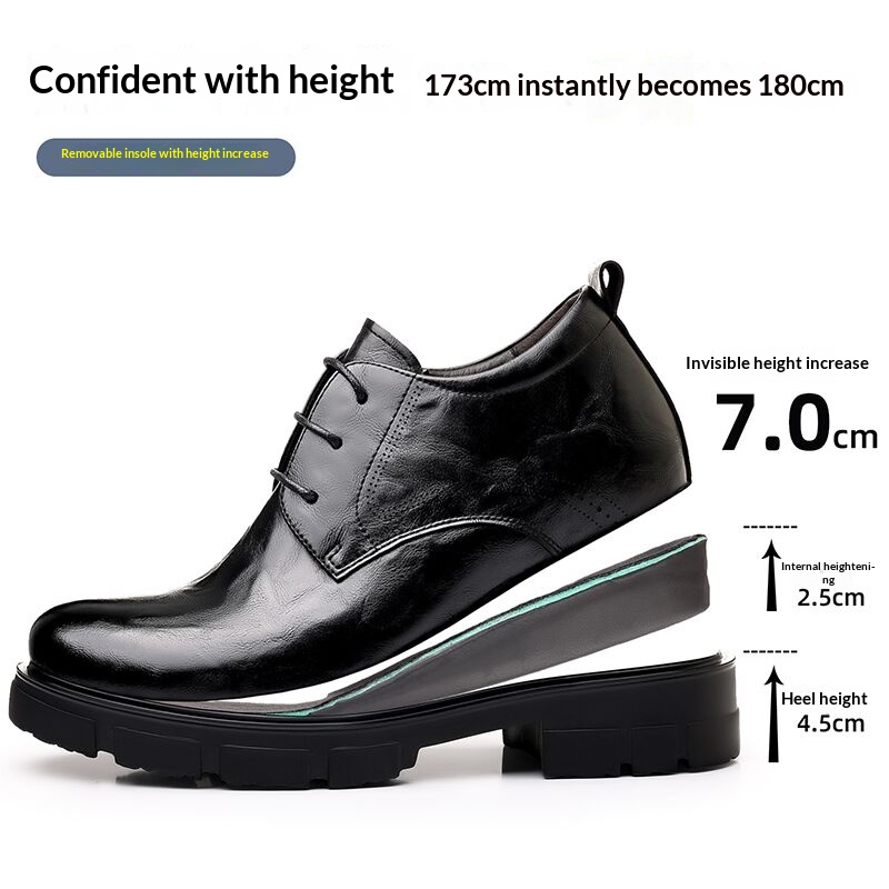 Sepatu Bisnis Pria 7CM Sepatu  - Men'S Formal Wear Slippers ulasan dan harga