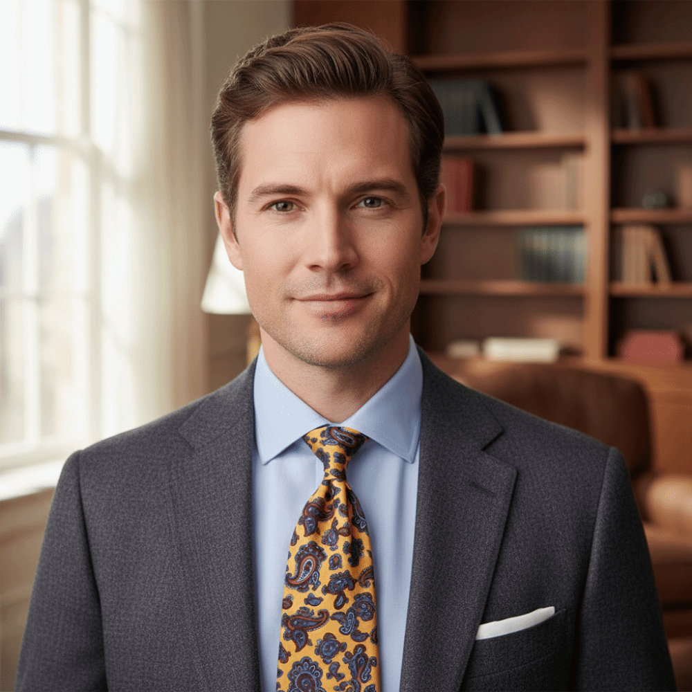 Dasi Paisley Vintage Elegan Le - Men'S Formal Wear Accessories ulasan dan harga