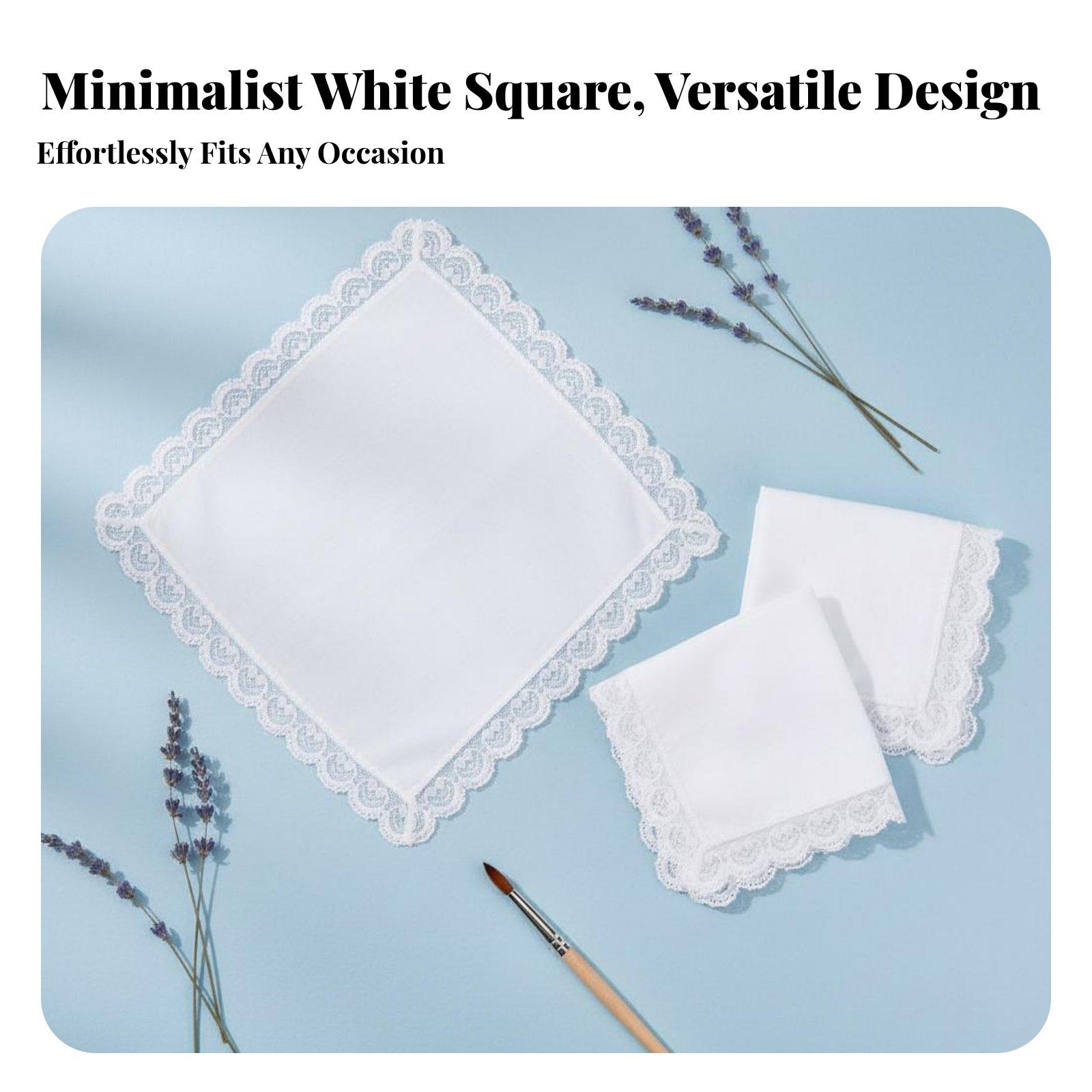 Sapu Tangan Katun Berenda untu - Monogrammed Handkerchief ulasan dan harga