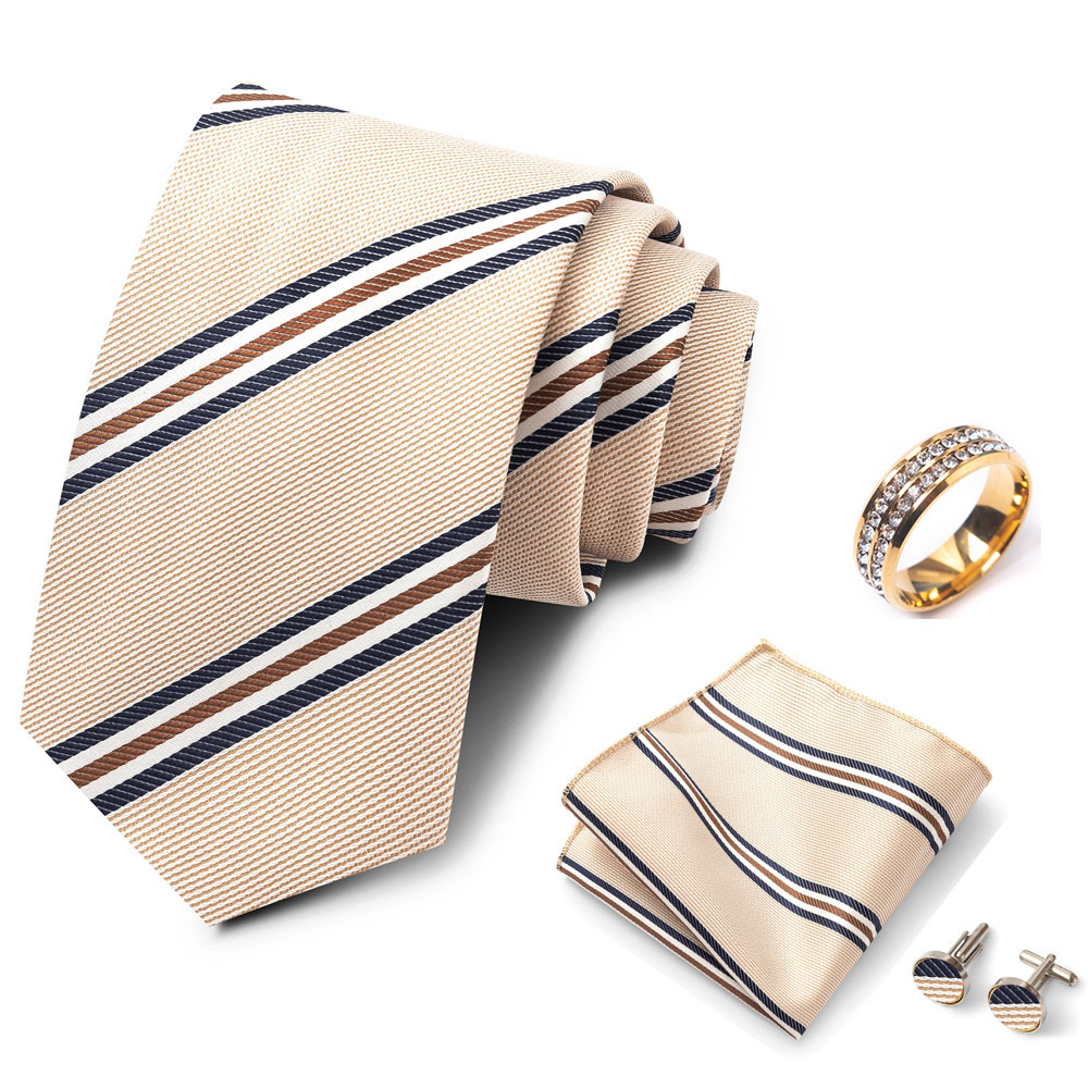 Set dasi pria bergaris, bergay - Formal Wear For Men In Wedding ulasan dan harga