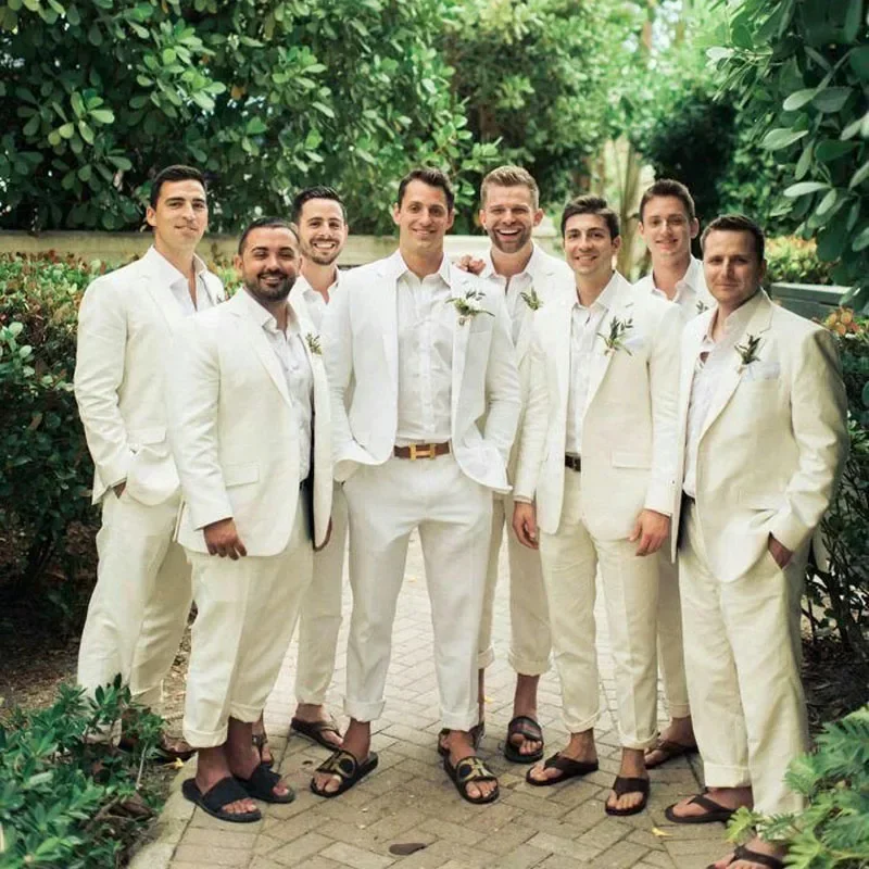 Linen tuksedo pernikahan pria, - Men Formal Wear Summer ulasan dan harga