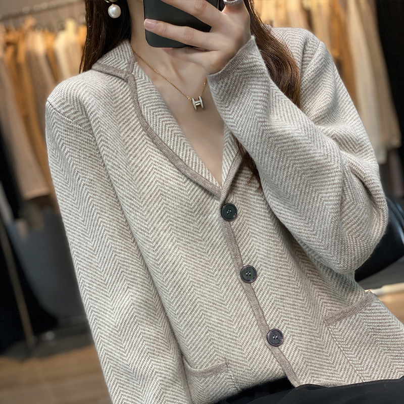 Musim Gugur Musim Dingin Wanit - Wool Suit Jacket ulasan dan harga