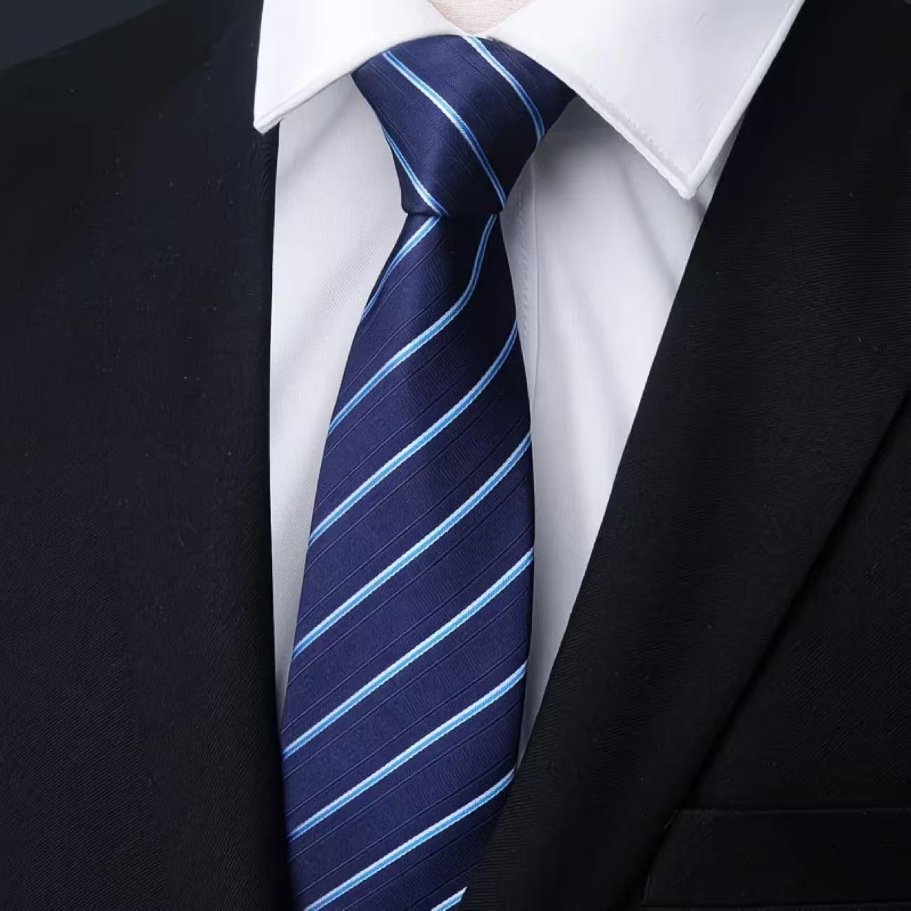 6 Buah Dasi Zip Tie Pria Lebar - Men'S Formal Wear Accessories ulasan dan harga