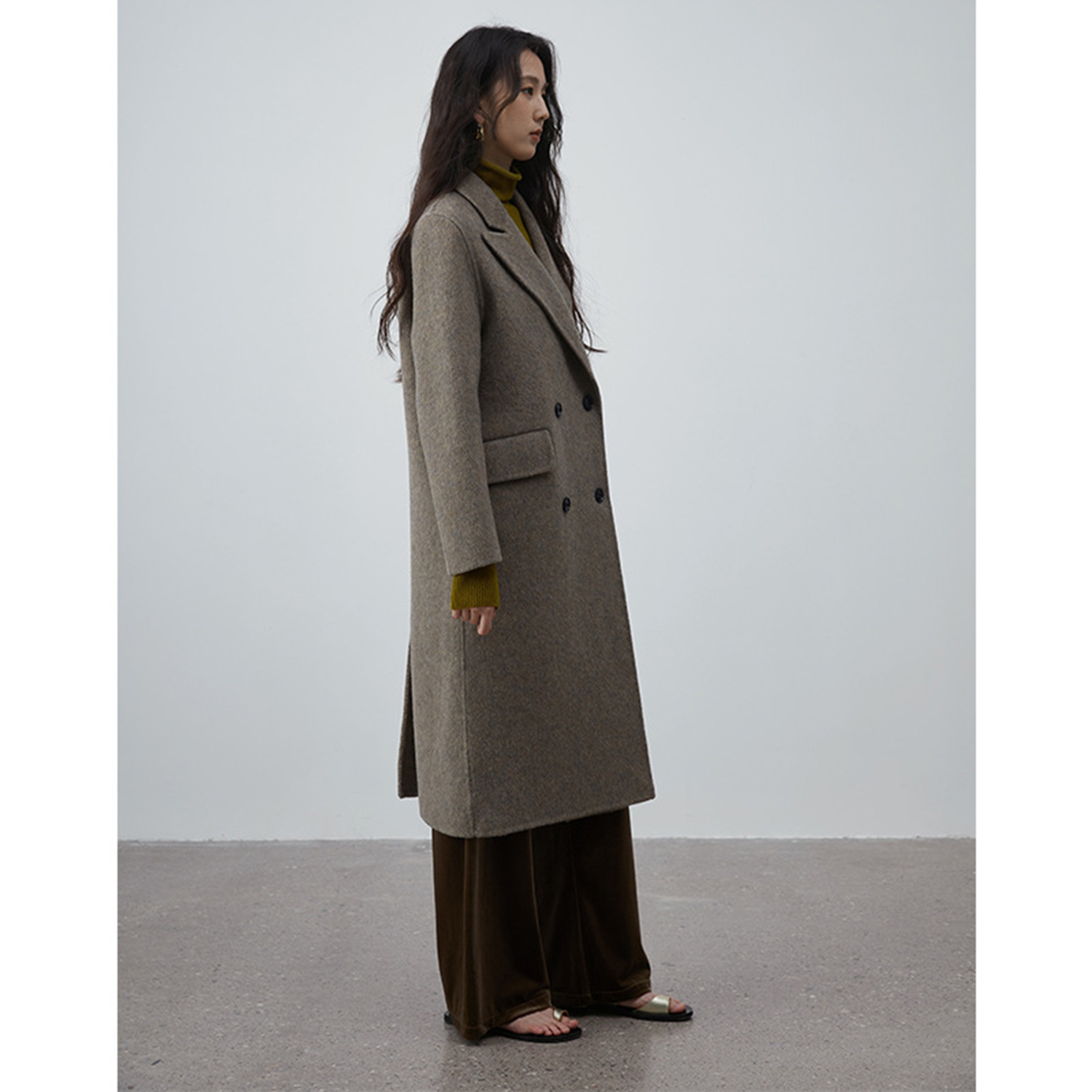 Jas Panjang Wanita Allingentle - Wool Suit Jacket ulasan dan harga