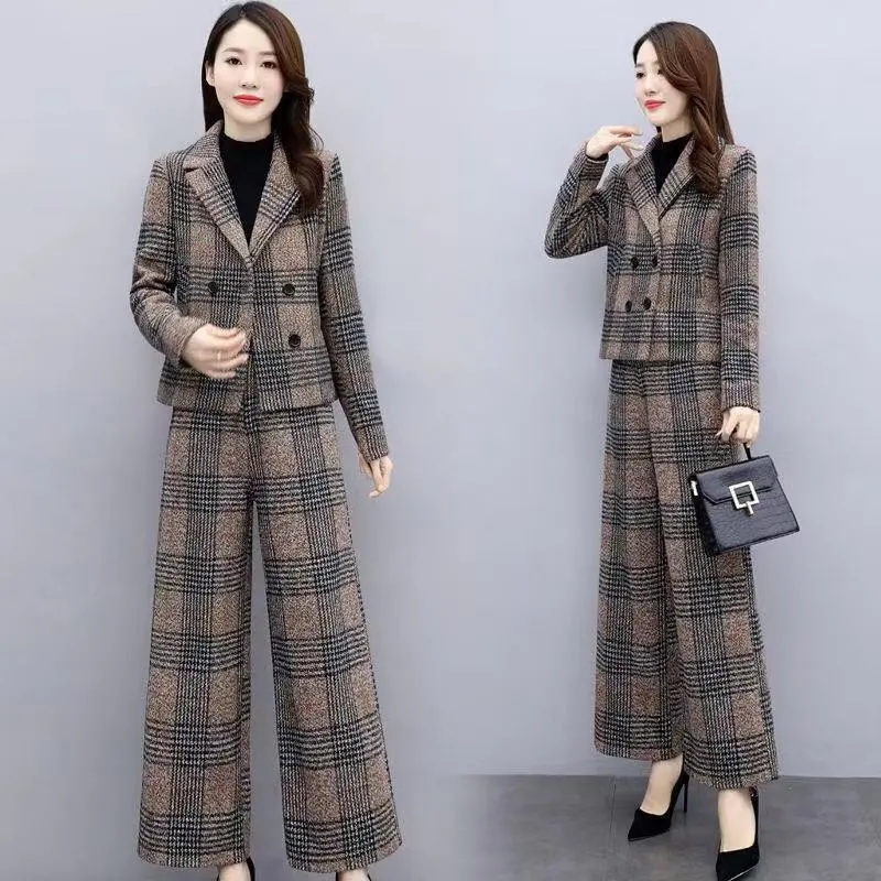 Setelan Celana Lebar Modis Wan - Wool Suit Jacket ulasan dan harga