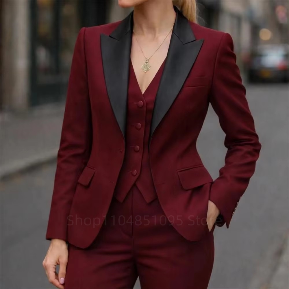 Setelan Blazer Wanita Berkuali - Wool Suit Jacket ulasan dan harga