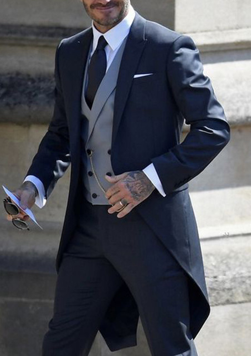 Jas Formal Tuxedos pria Navy,  - Wool Suit Jacket ulasan dan harga