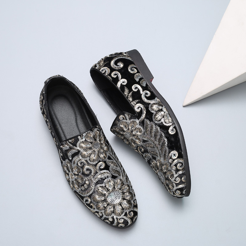 Sepatu Loafer Beludru Pria den - Men'S Formal Wear Slippers ulasan dan harga