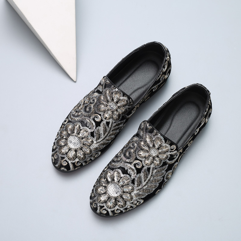 Sepatu Loafer Beludru Pria den - Men'S Formal Wear Slippers ulasan dan harga